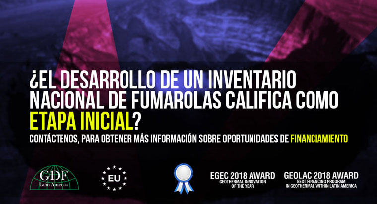 ¿El desarrollo de un inventario nacional de fumarolas califica como etapa inicial?
